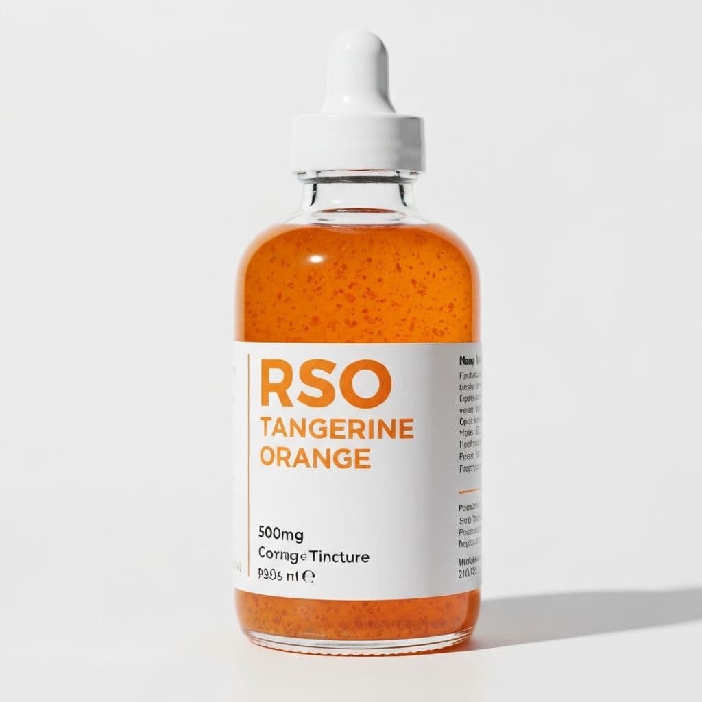 RSO Tincture 500mg - Mandarin Orange - rso Cannabis Oil Product - $49.99